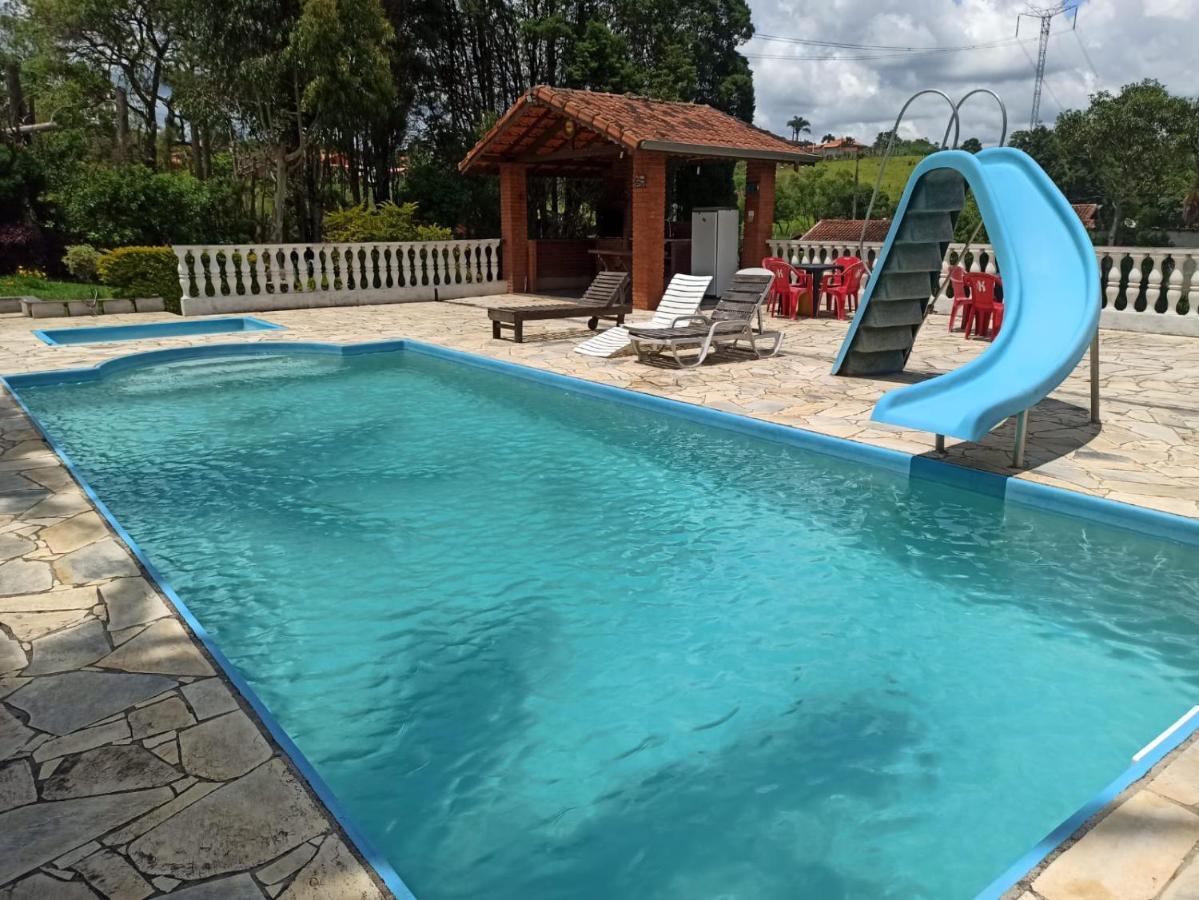 Chacara Em Ibiuna Sao Roque A 70Km De Sp Com Piscina E Wi-Fi Vila Exterior foto